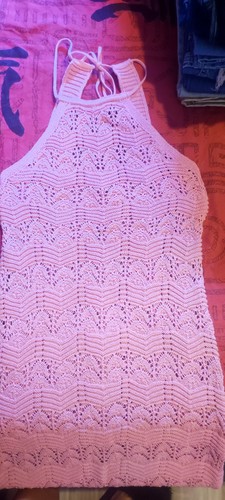 Mango robe longue crochet - mango,