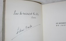 EO Sidonie Baba - Le Bonheur du Jour - ex #8/20 de tête avec poème autographe