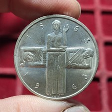 #99-11 ~ SUISSE - 5 FRANCS 1963 B - KM.48 Qualité