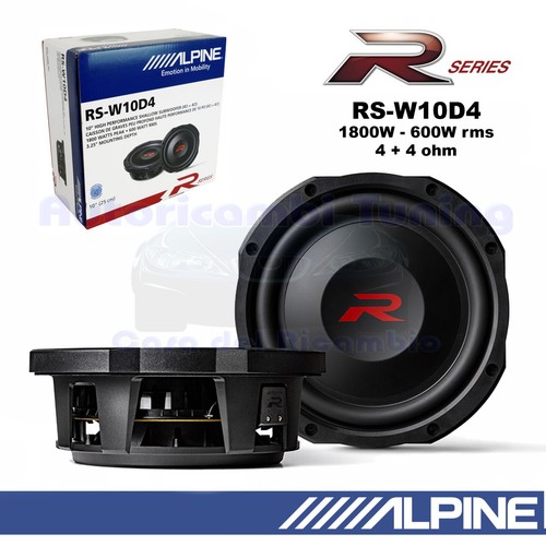 Subwoofer alpine rs2 - subwoofer, 10"