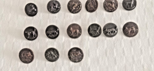 Anciens boutons chasse - anciens,