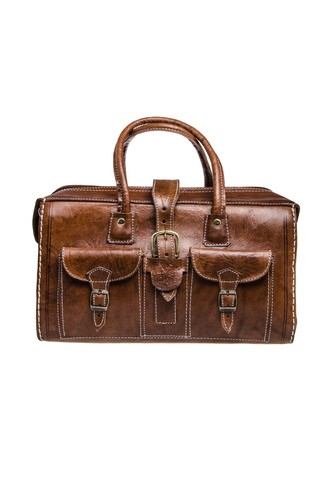 Sac voyage cuir marocain - sac,