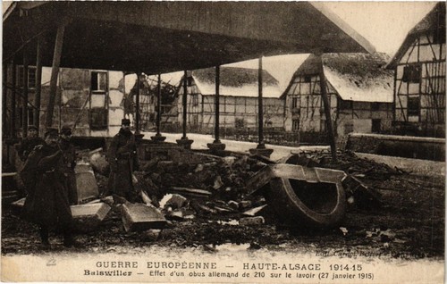 Cpa baiswiller effet d - ak, d'un