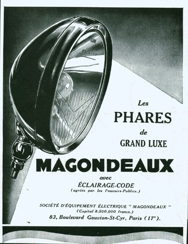 Publicité ancienne automobile