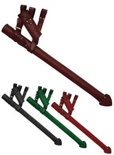 Fourreau d'épée de chevalier noir - Un fourreau d'épée et un porte-arme