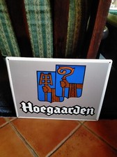 Plaque émaillée biére Hoegaarden 1991