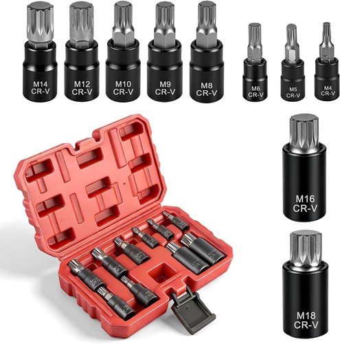 Coffret douilles torx xzn - douilles,