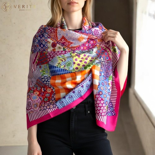 Rare vintage foulard soie - foulard, en