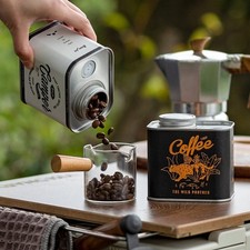 Pot hermétique en fer blanc pour café thé sucre épices stockage capacité 15