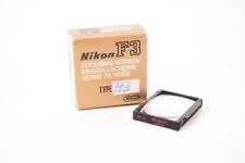 Accessoire Nikon. Verre de visée type G4 pour Nikon F3 avec boite d'origine