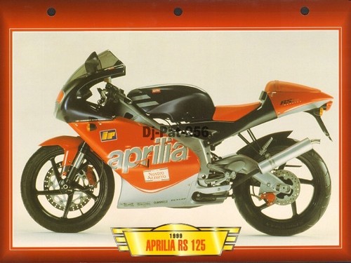 Fiche moto aprilia rs 125 - fiche,