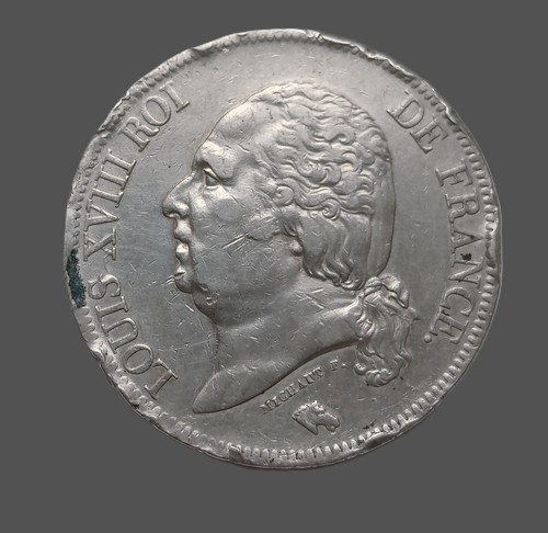 Francs argent louis xviii - francs,