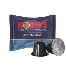 200 Capsule Compatible Nespresso Caffè Moreno Aroma Bleu Goût Assurance &