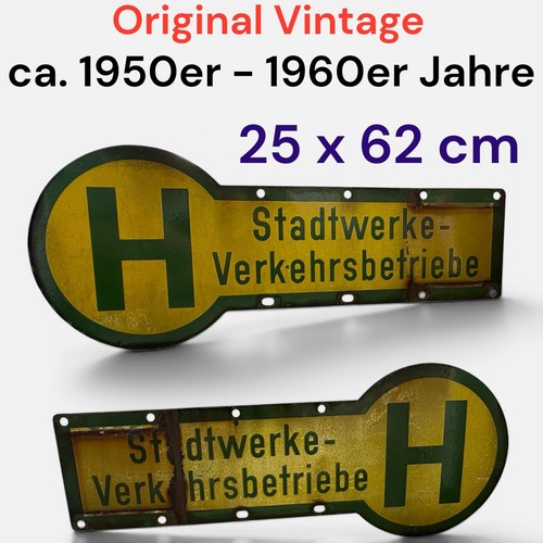 Panneau émaillé vintage - panneau,