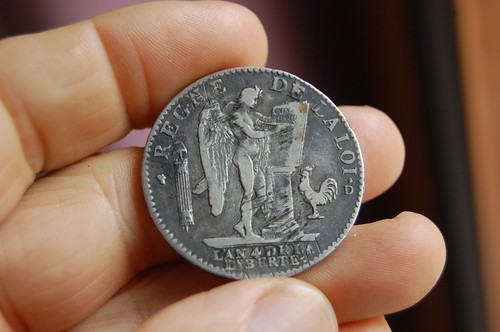 Ecu argent louis - xvi, 1792