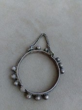 Ancien Bracelet Berbère Marocain en Argent massif.