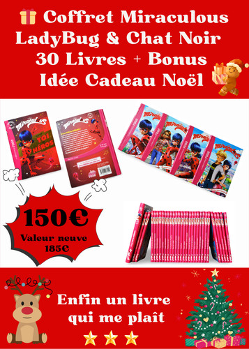 Coffret livres miraculous - livres,