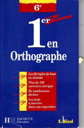 1er orthographe 6e - 1er, orthographe.