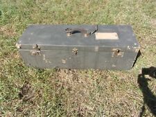 malle coffre style armee ou voyage 1900