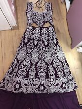 Lehenga Violet Type Mariée