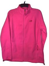 NWT New Balance Women's Fleece Jacket Zip Up Neon Pink 