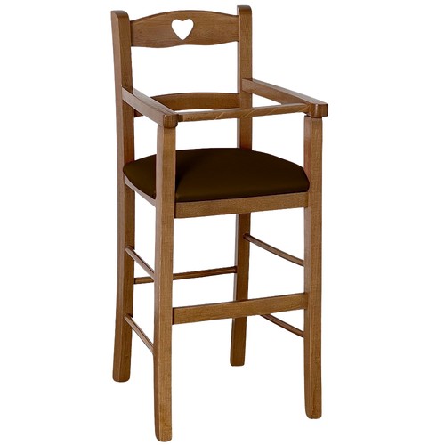 Chaise haute bois color - haute, en