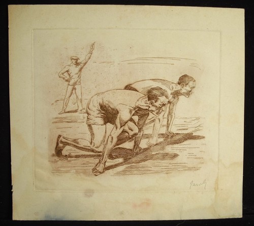 Gravure originale pointe