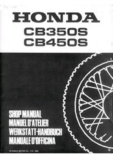 MANUEL ATELIER REVUE RÉPARATION PDF HONDA CB350S CB450S 1986