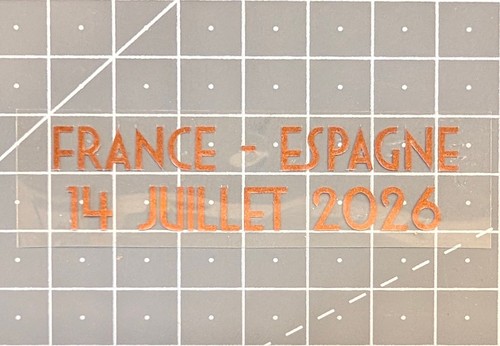 Patch détails match france - patch,