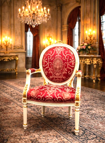 Deux imposants fauteuils - ou,