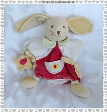 Doudou Plat Marionnette Lapin