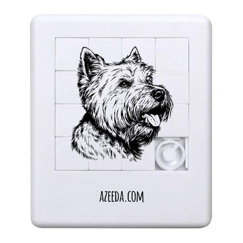 Westie dog side view - side, sliding