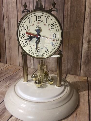 Vintage elgin clock with - vintage,