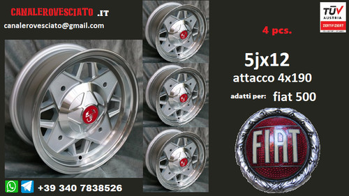 Jantes alliage fiat 500 - 500, old