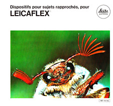 LEICAFLEX dispositifs pour sujets rapprochés _ dépliant 6 pages en français