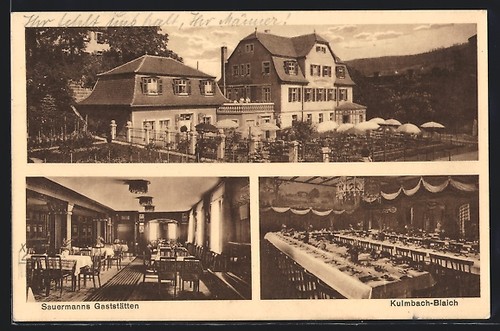 Carte postale kulmbach blaich - postale, kulmbach-blaich