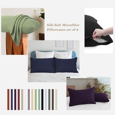 2PCS Taies oreiller fermeture