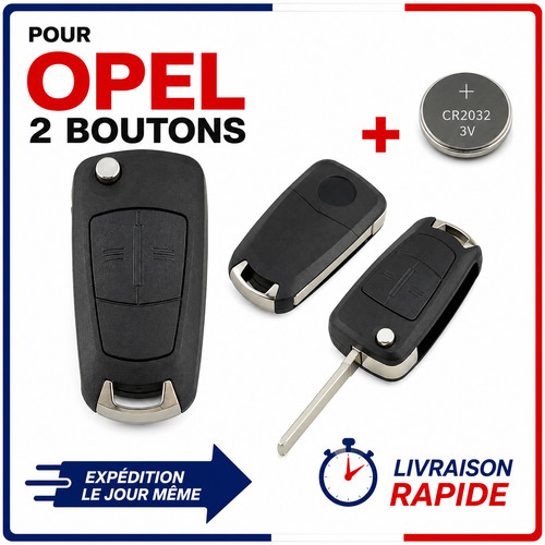 Boîtier clé plip opel - boîtier, astra