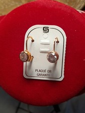 Boucles D'oreilles Plaque Or