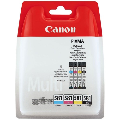 Pack cartouches canon 581 - de,