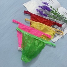 String homme détail dentelle