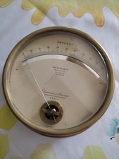 Ancien ampéremètre en laiton