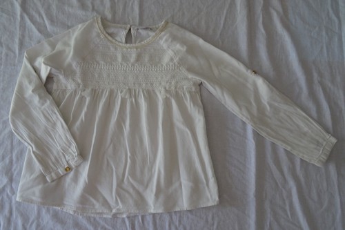 Blouse blanche pour - , filles