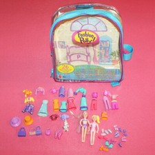 Sac à dos avec poupées et accessoires Polly Pocket Fashion 1999