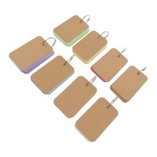  8pcs simples cartes de mémo bricolage papier à notes papier à message papier
