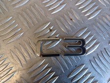 Autocollant Adhésif Monogramme hayon coffre arrière " C3 " - CITROEN C3 III (3)