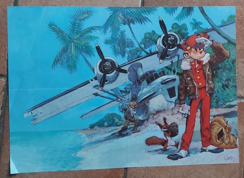 Spirou fantasio affiche - spirou,
