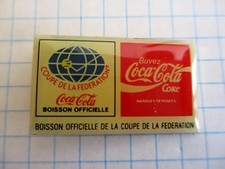 TENNIS CUP OF THE FEDERATION COCA COLA VINTAGE LAPEL PIN BADGE us4