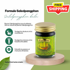 Golden Sail Boat – Baume Thaï Saledpangphon Vert – 50g – Formule Herbal –