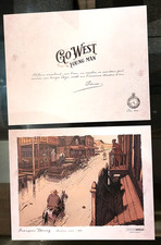 ex-libris GO WEST Young Man -